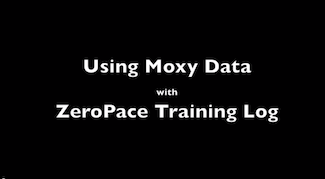 using moxy data with zeropace training log