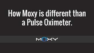 How moxy is different than a pulse oximeter